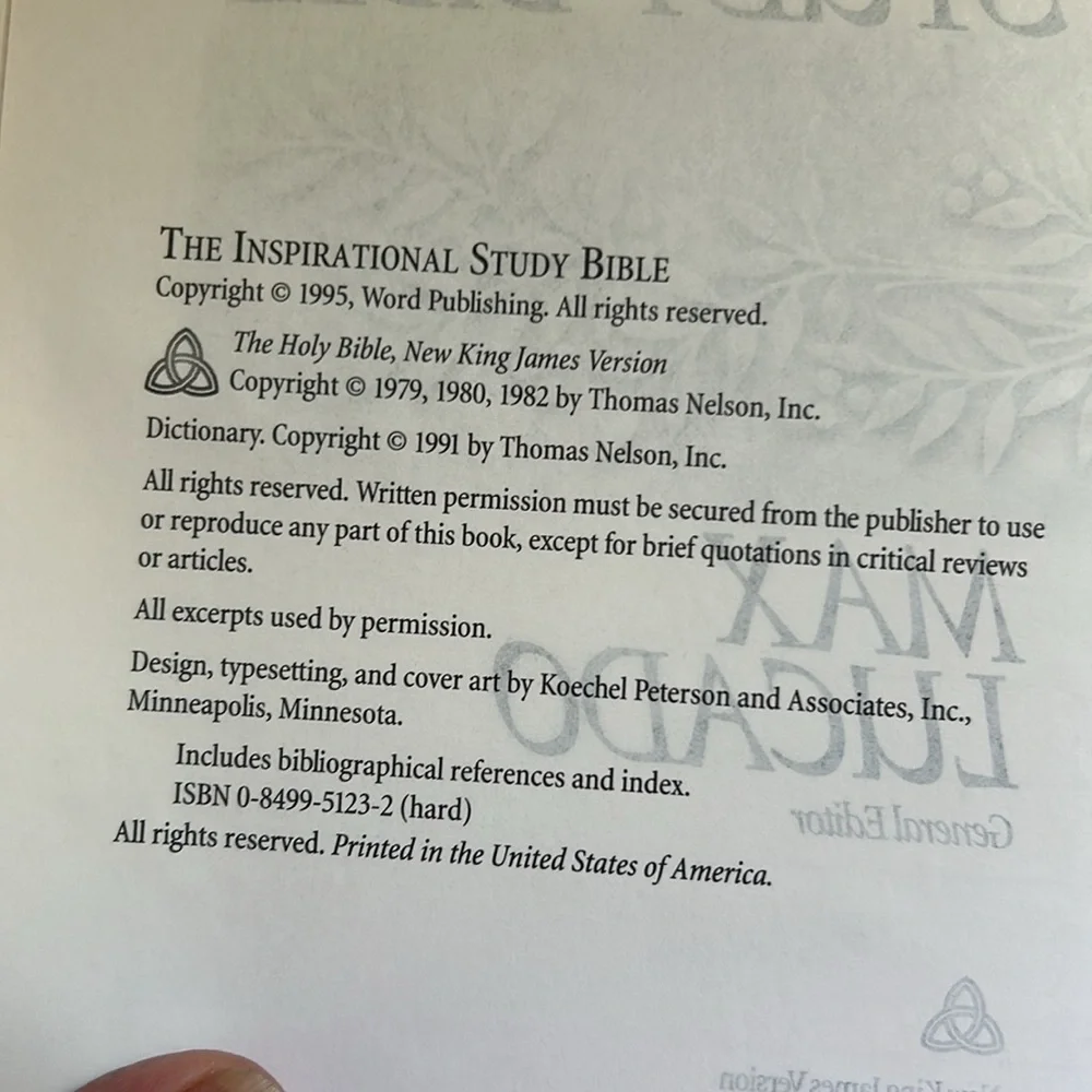 Inspirational Study Bible - Picture 4 of 9